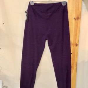 Dark purple BUTTER SOFT yoga style leggings.